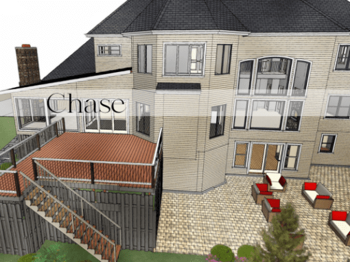 Chase Design Exterior Screened in Porch